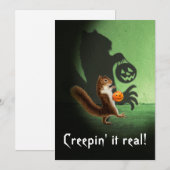 クリープィー・スクワイア・シャドウ 招待状 (正面/裏面)