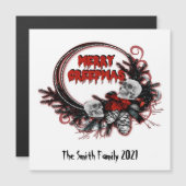  クリープマスホメリーラークリスマスカスタムマグネット  (正面/裏面)