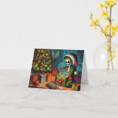 クリープマス・モーニングカード カード (黄色い花)