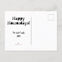 クリープマメリースホラークリスマスカスタムはがき