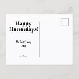  クリープマメリースホラークリスマスカスタムはがき インビテーションポストカード