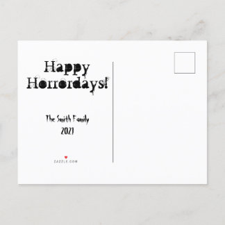 クリープマメリースホラークリスマスカスタムはがき インビテーションポストカード