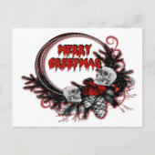  クリープマメリースホラークリスマスカスタムはがき インビテーションポストカード (正面)