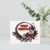  クリープマメリースホラークリスマスカスタムはがき インビテーションポストカード (スタンド正面)