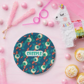 クリープルホラー不気味アイハロウィーン ペーパープレート (パーティー)