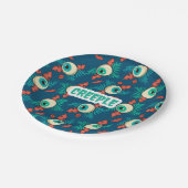 クリープルホラー不気味アイハロウィーン ペーパープレート (アングル)