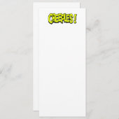 クリープル！ノートカードマット 招待状 (正面/裏面)