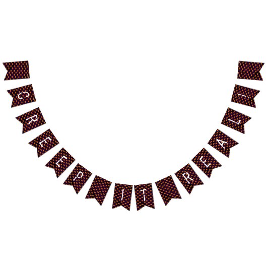 クリープ実在だ!ハロウィーンのバンティング国旗のバナー バンティングフラッグ (全)