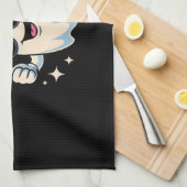 クリープ実在よいハロウィーン幽霊 キッチンタオル (四つ折り)