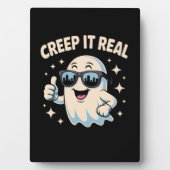 クリープ実在よいハロウィーン幽霊 フォトプラーク (正面)