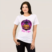 クリープ実在ホラーハロウィーンイラストレーション トライブレンドＴシャツ (正面全面)