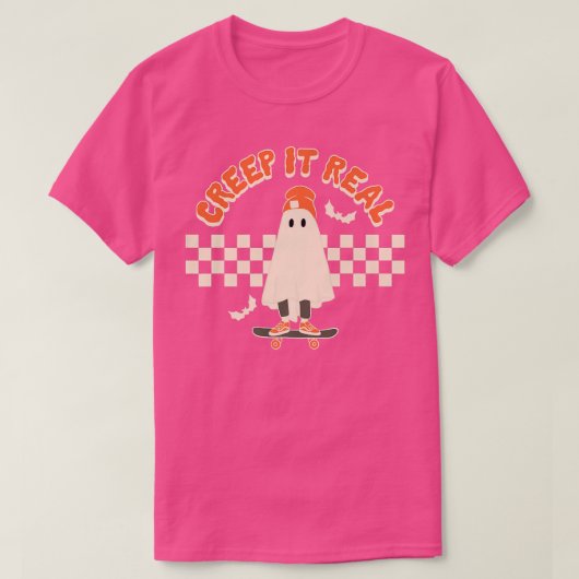 クリープ実在幽霊ハロウィーン秋シーズン Tシャツ (デザイン正面)