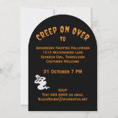 クリープ・オン・オーバーハローウィンパーティ招待状 招待状 (裏面)