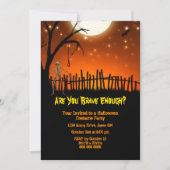 クリープ＆スケアリー ハロウィンパーティー 招待状 (正面)