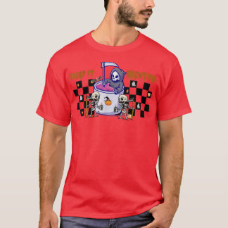 クリープItブルーフおもしろいィルコーヒーデイコーヒー愛好家G Tシャツ