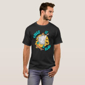 クリープit実在レトロスケートボード幽霊ハロウィーン tシャツ (正面フル)