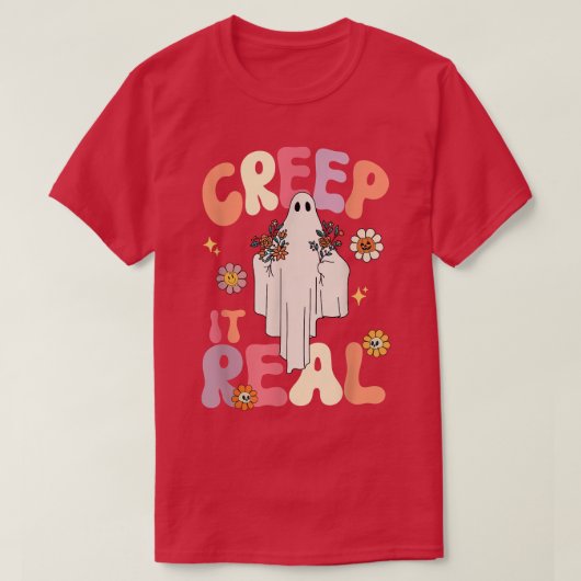 クリープit実在幽霊ハロウィーン衣装フローラGroov Tシャツ (デザイン正面)