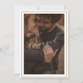 クリーミエレガントーモダンの写真フローラ 招待状 (正面)