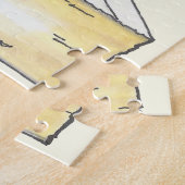 クリーミーなチーズウェッジフランスのグルメ ジグソーパズル (側面)