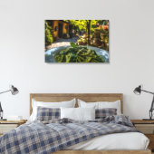 クリーミーなホウレンチソースのスパゲッティ キャンバスプリント (インサイチュ (寝室))