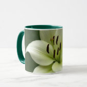 クリーミーなユリのマグ マグカップ (正面左)