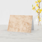 クリーミーな大理石テクスチャ カード (黄色い花)