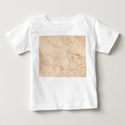クリーミーな大理石テクスチャ ベビーTシャツ (正面)