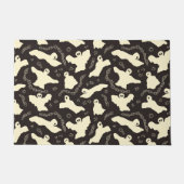 クリーミーな幽霊 – ハロウィーンパターン。 ドアマット (正面)