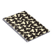 クリーミーな幽霊 – ハロウィーンパターン。 ノートブック (右側)