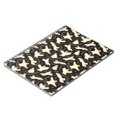 クリーミーな幽霊 – ハロウィーンパターン。 ノートブック (左側)