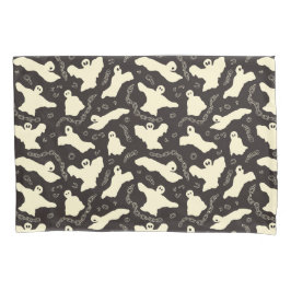 クリーミーな幽霊 – ハロウィーンパターン。 枕カバー