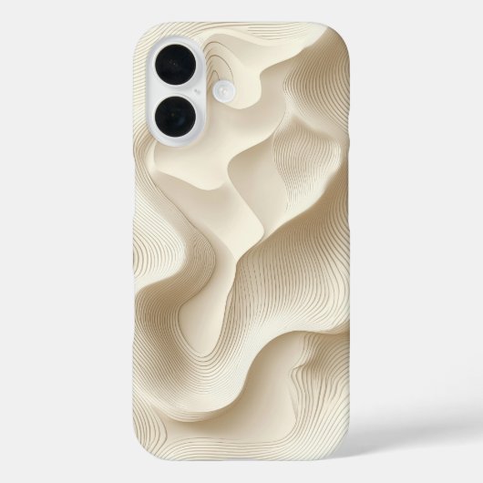 クリーミーな渦巻きテクスチャ電話ケース Case-Mate iPhoneケース (裏面)