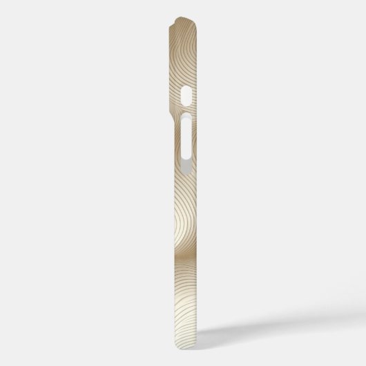 クリーミーな渦巻きテクスチャ電話ケース Case-Mate iPhoneケース (裏面 / 左)
