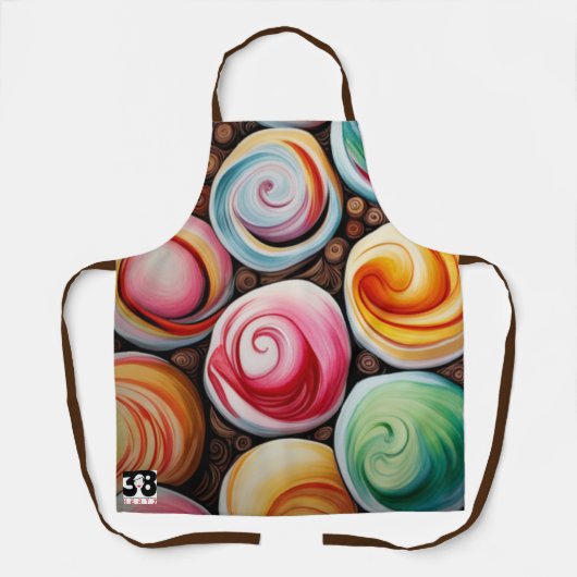 クリーミーな渦巻き エプロン (正面)
