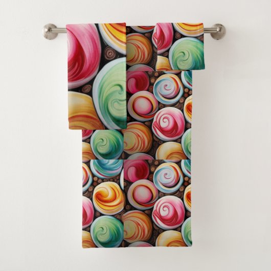 クリーミーな渦巻き バスタオルセット (インサイチュ)