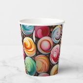 クリーミーな渦巻き 紙コップ (裏面)