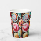 クリーミーな渦巻き 紙コップ (右)