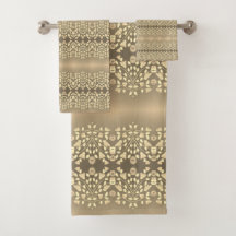 クリーミーな灰色の茶色パターン（の模様が）ある