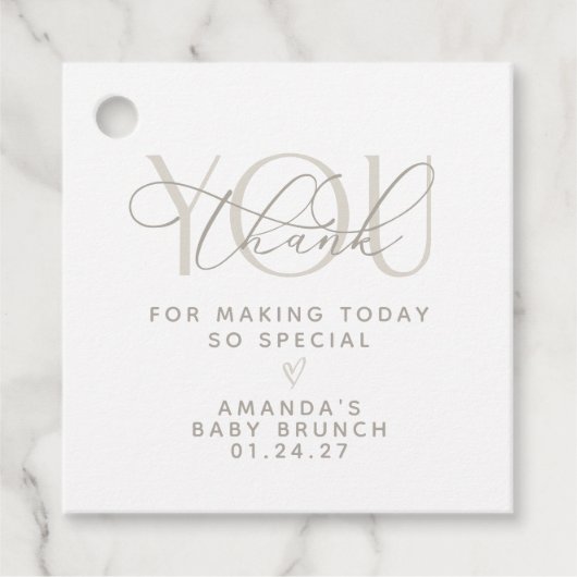 クリーミーエレガントニュートラルありがとう フェイバータグ (正面)