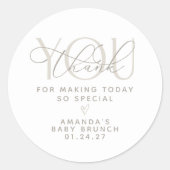 クリーミーエレガントニュートラルありがとう ラウンドシール (正面)