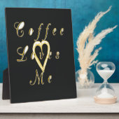 クリーミーコーヒーラバーズデザイン フォトプラーク (側面)