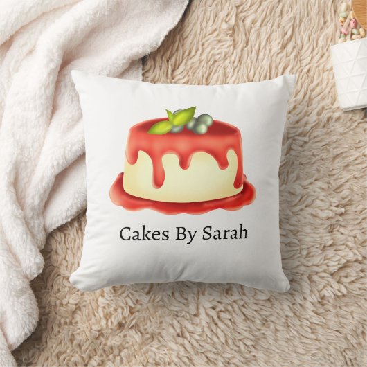 クリーミーパンナコッタ クッション (ブランケット)