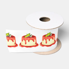 クリーミーパンナコッタ サテンリボン
