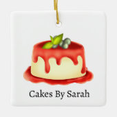 クリーミーパンナコッタ セラミックオーナメント (正面)