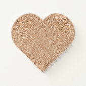 クリーミーピーチバラ赤面ヒョウ柄 ノートブック (裏面)