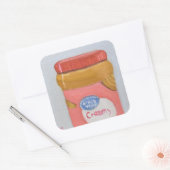 クリーミーピーナッツバター スクエアシール (封筒)