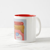 クリーミーピーナッツバター ツートーンマグカップ (正面右)