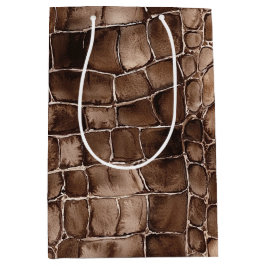 クリーミーブラウンチョコレートキャンディ誕生日 ミディアムペーパーバッグ