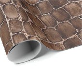 クリーミーブラウンチョコレートキャンディ誕生日 ラッピングペーパー (ロールコーナー)