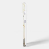 クリーミーマーブルモノグラム Barely There iPhone 15 カバー (裏面 / 左)
